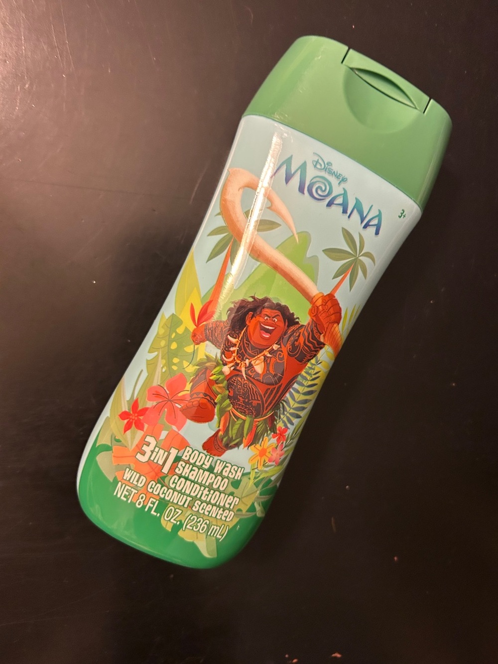 Moana Kids 3-in-1 Body Wash Shampoo Conditioner - Green